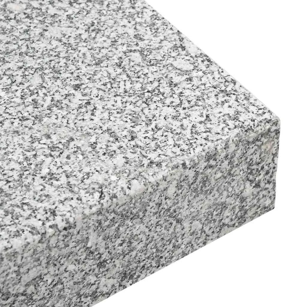 Base de Parasol com Rodas para Postes de Ø38/48mm Cinza Granito 25 kg