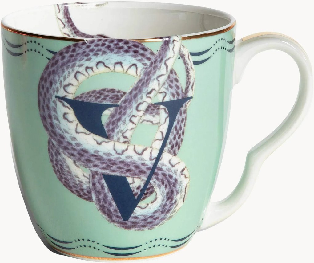 Caneca em porcelana fine bone china Viper