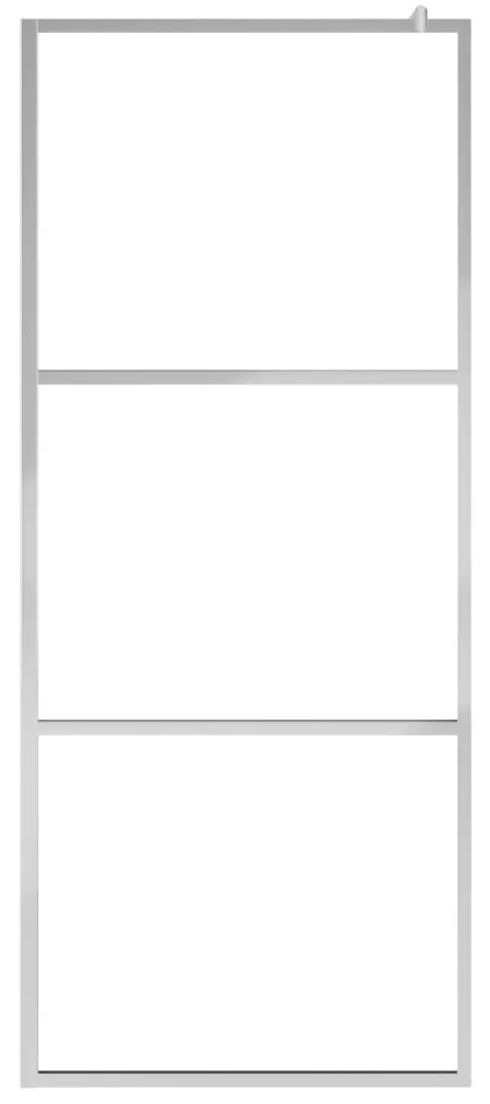 Divisória de chuveiro 80x195 cm vidro fosco ESG