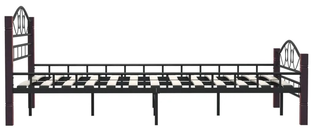 Estrutura de cama 120x200 cm metal preto