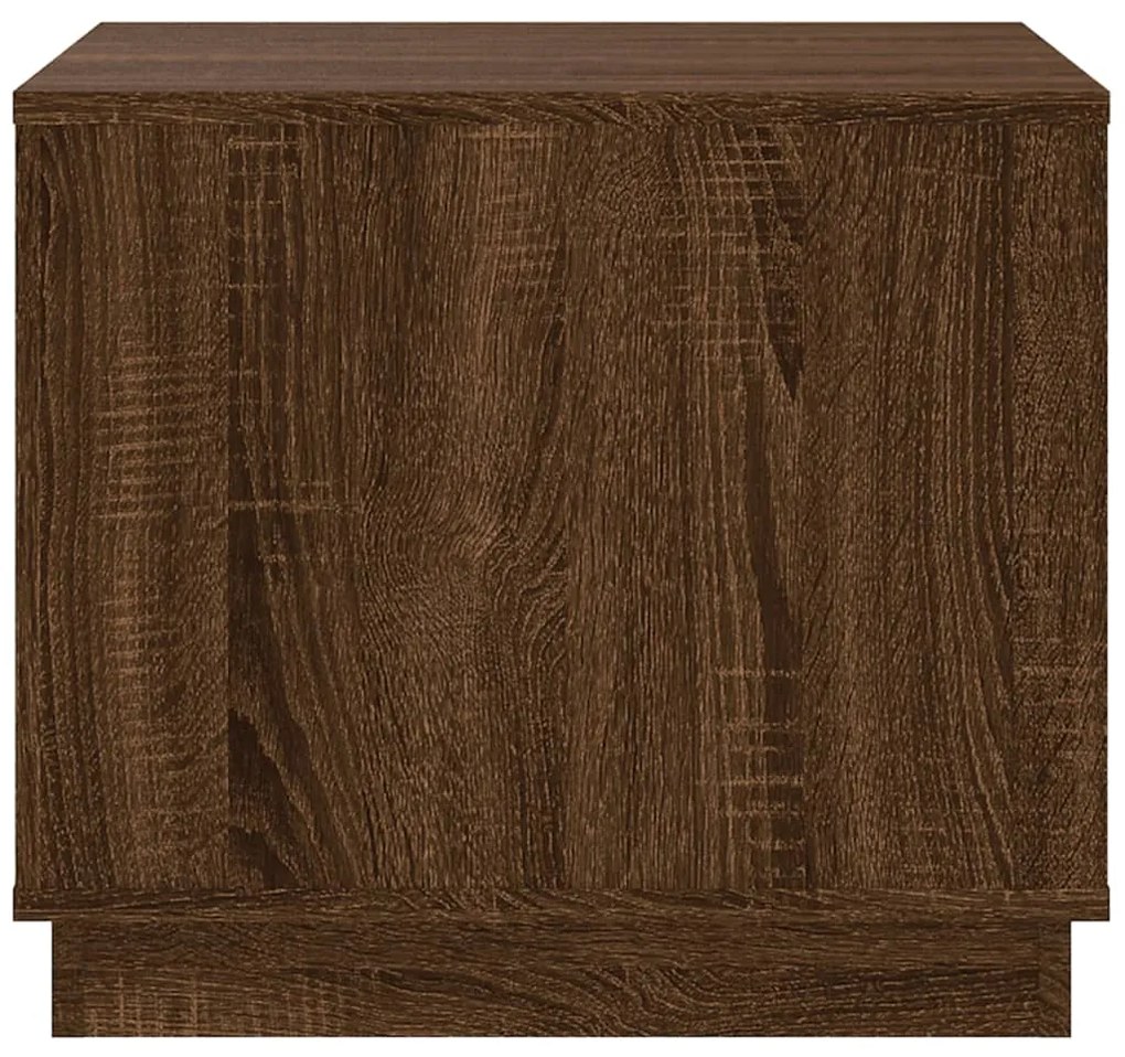 Mesa de centro 51x50x44 cm derivados madeira carvalho castanho