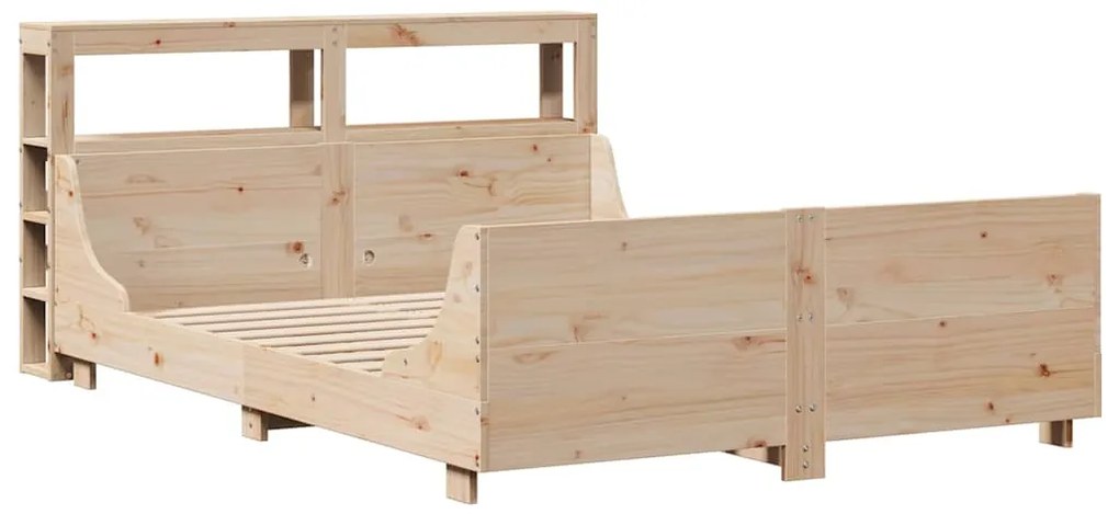 Cama sem colchão 120x190 cm madeira de pinho maciça
