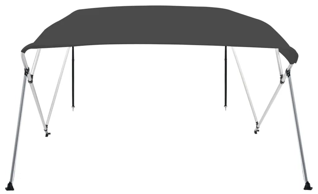 Toldo em 4 arcos Bimini 243x196x137 cm antracite