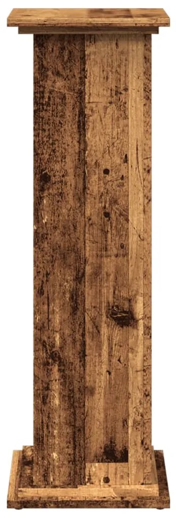 Suporte expositor c/ arrumação derivados madeira madeira velha