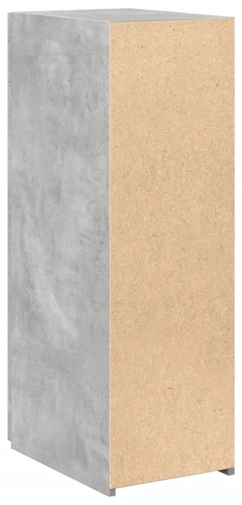 Aparador 30x42,5x93 cm derivados de madeira cinzento cimento