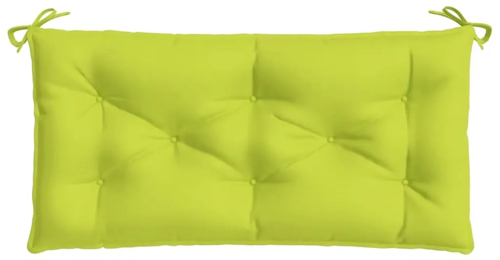 Almofadões banco jardim 2 pcs tecido oxford verde brilhante
