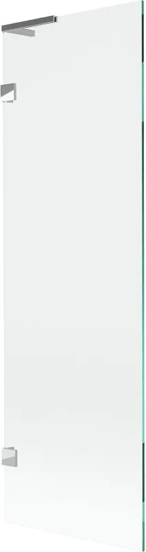 Mexen Lunar L painel de banho de 1 folha 60 x 150 cm, transparente, cromado - 897L-060-000-01-00