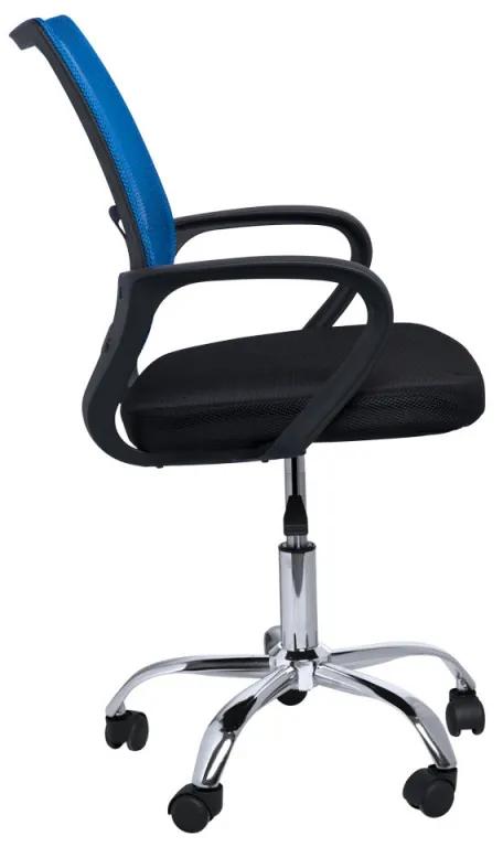 Conjunto Secretária Kecil e Cadeira Midi Pro - Azul e Preto