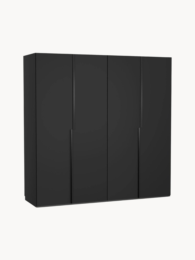 Roupeiro modular com portas articuladas Leon, L 200 cm, vários tamanhos