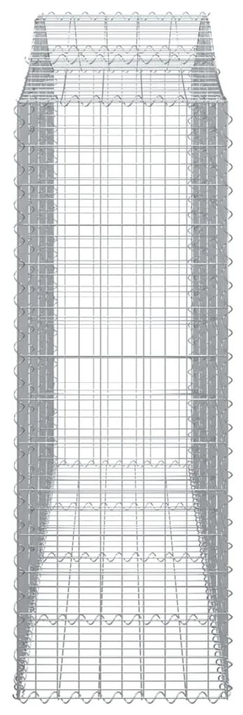 Cestos gabião arqueados 10 pcs 200x50x140/160 ferro galvanizado