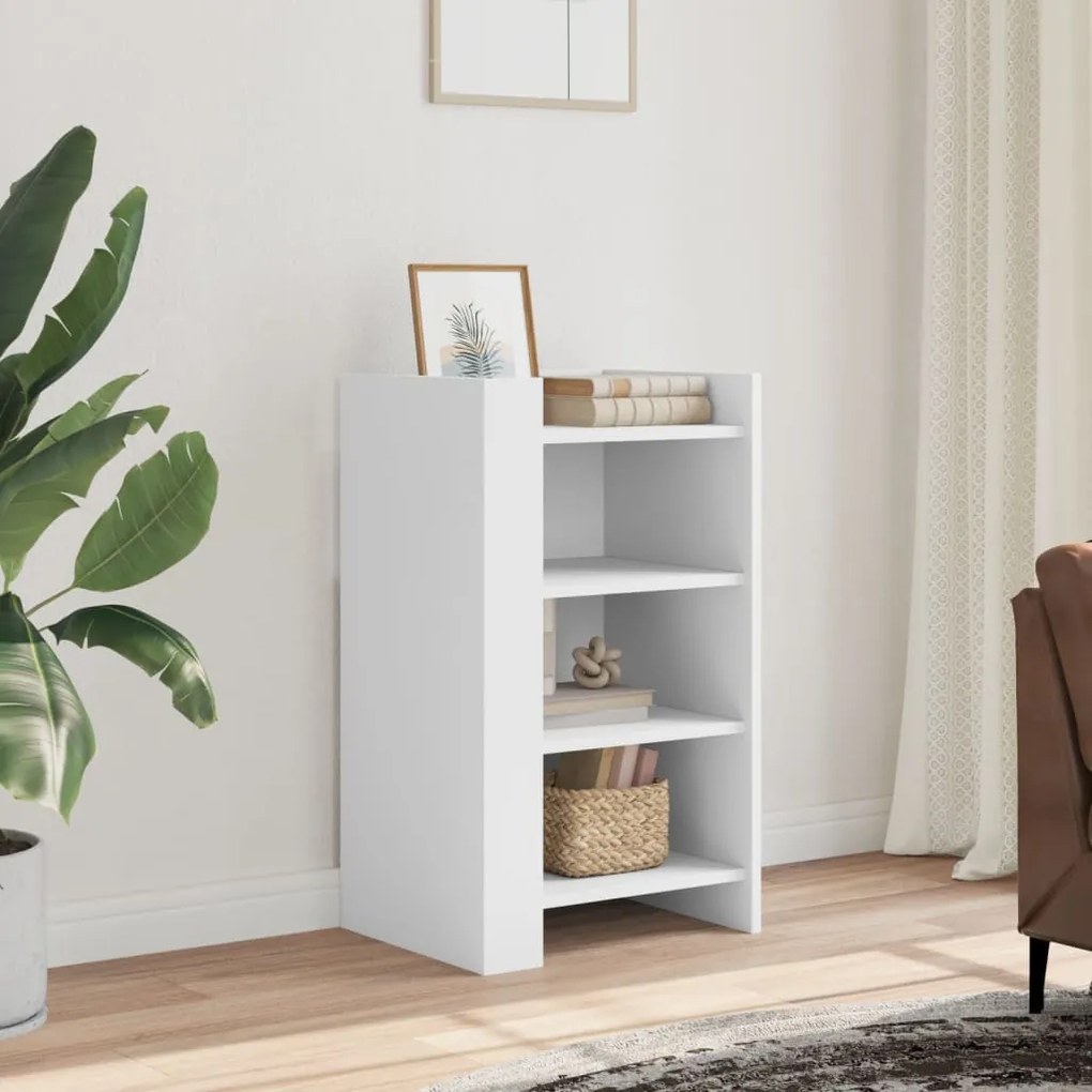 vidaXL Aparador 45x35x75 cm derivados de madeira branco