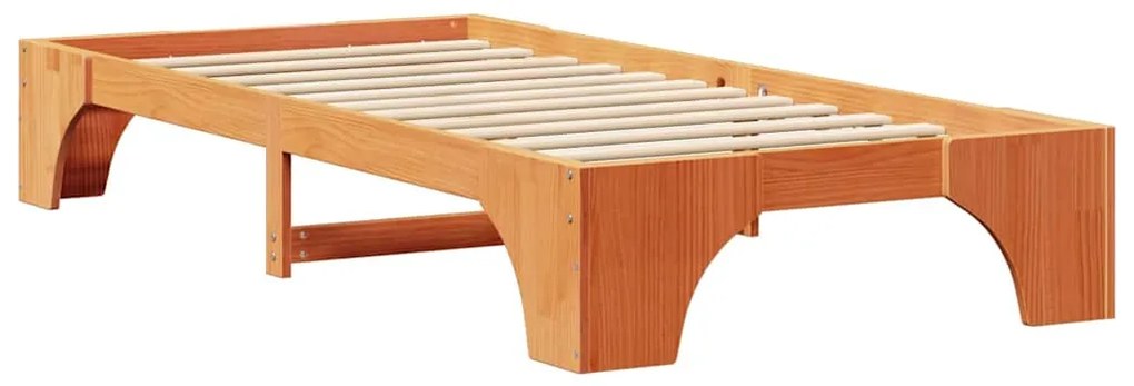Cama Castanho 90x200 cm de Madeira de Pinho