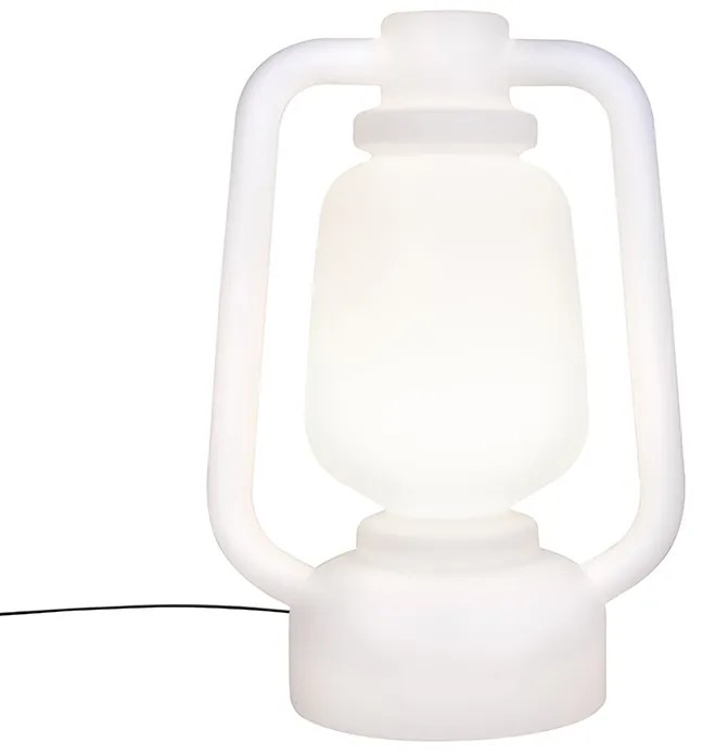 Candeeiro de Pé Branco 110 cm IP44 - Storm Extra Grande