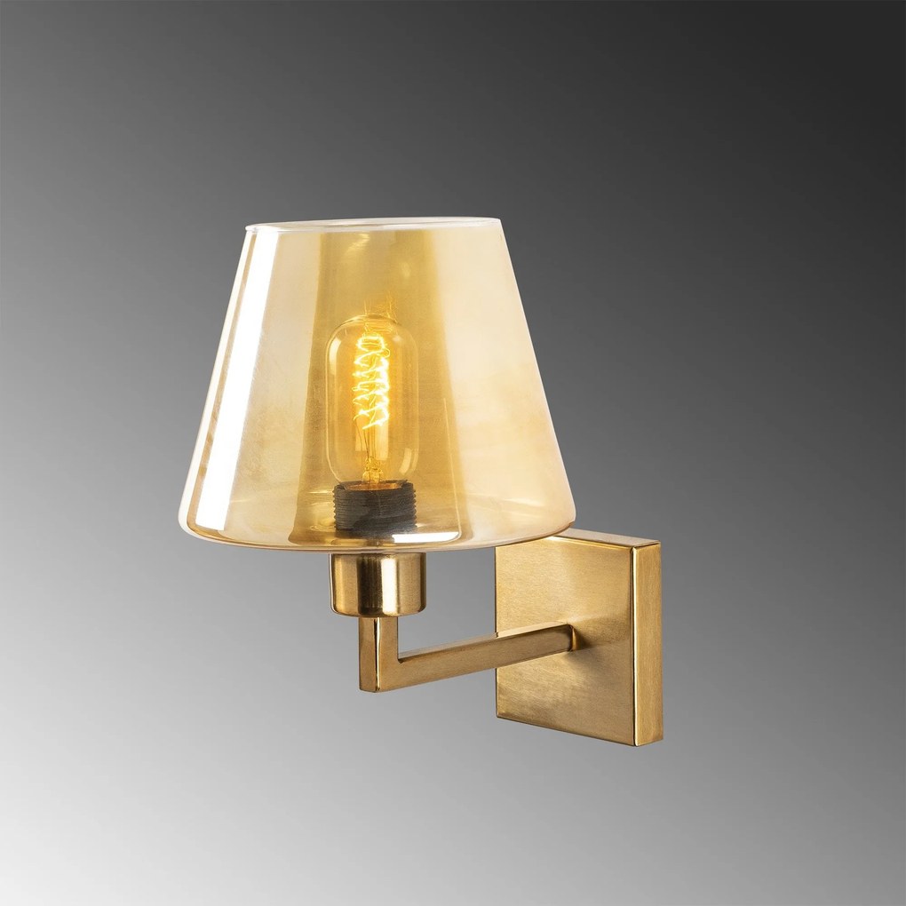 Aplique de Parede Profil – Dourado – 19 x 24 cm