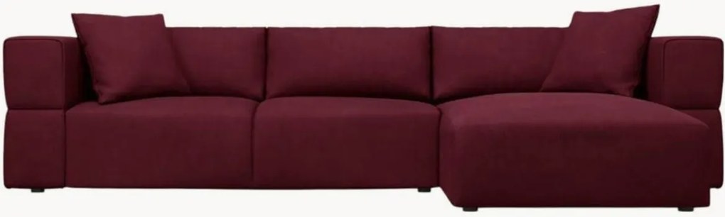 Sofá de canto em chenille Esther (4 lugares), parte de canto esquerda