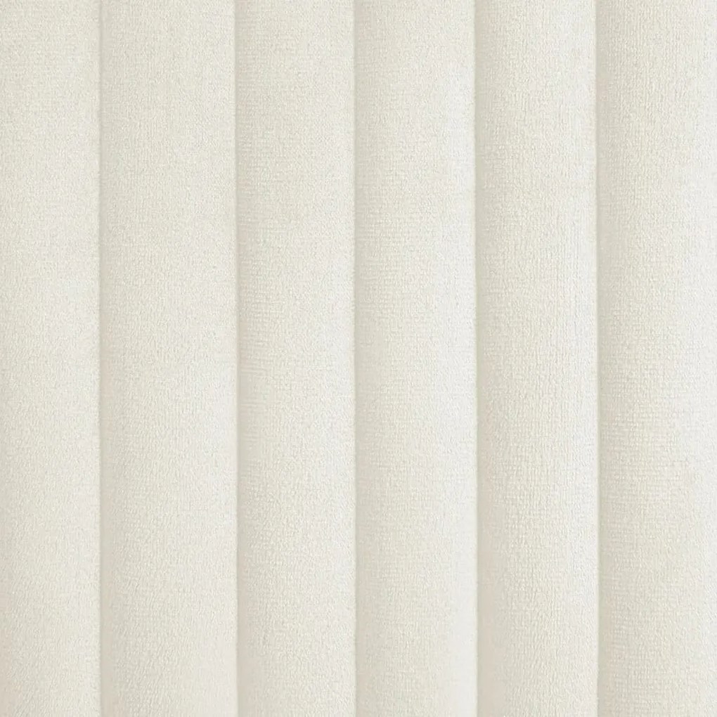 Cadeiras de jantar 2 pcs veludo cor creme