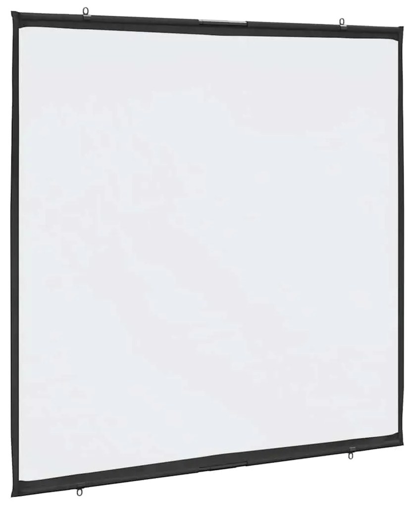 vidaXL Tela de projeção parede suspensa 72" 1:1