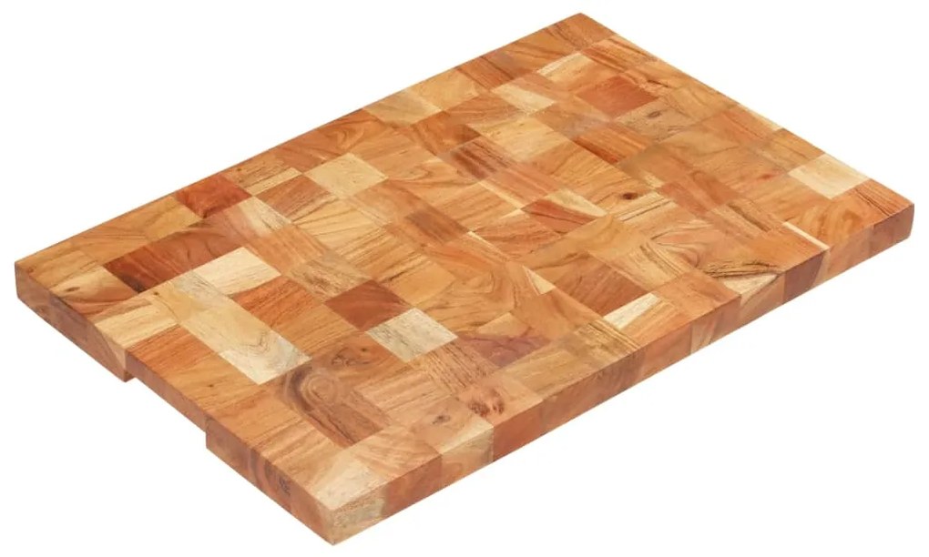 286573 vidaXL Tábua de cortar 60x40x3,8 cm madeira de acácia maciça