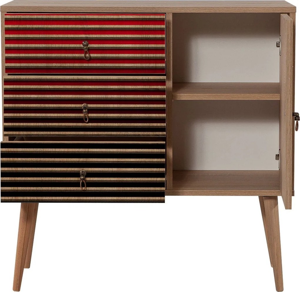Cômoda Verybox – Carvalho Sonoma – 90x90x40 cm