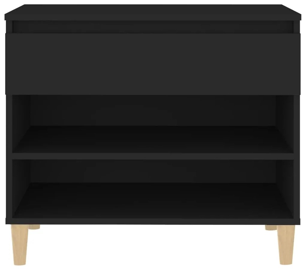 Sapateira 70x36x60 cm derivados de madeira preto