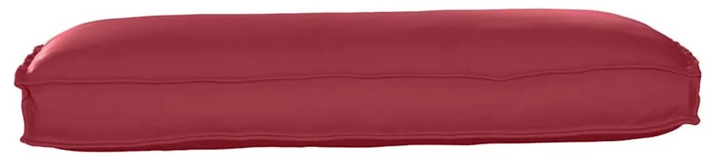 Almofada para Palete - Assento e Costas Vermelha Bordô, 120 x 50 x 12