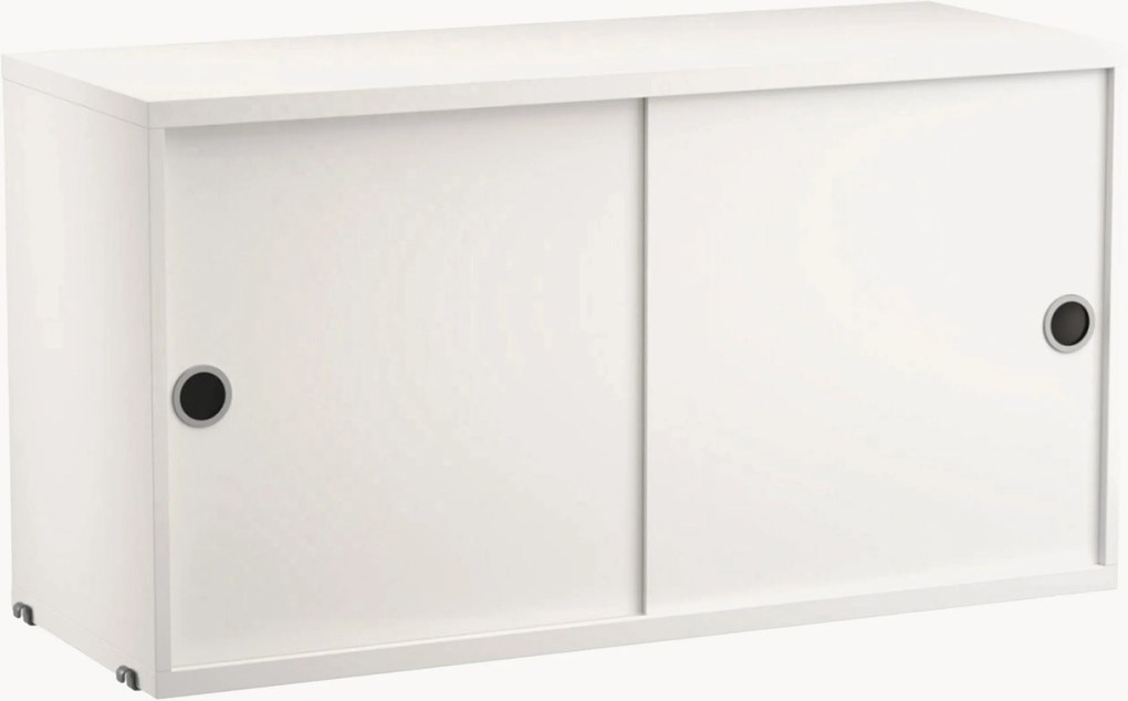 Armário com portas de correr String System, L 78 x P 30 cm