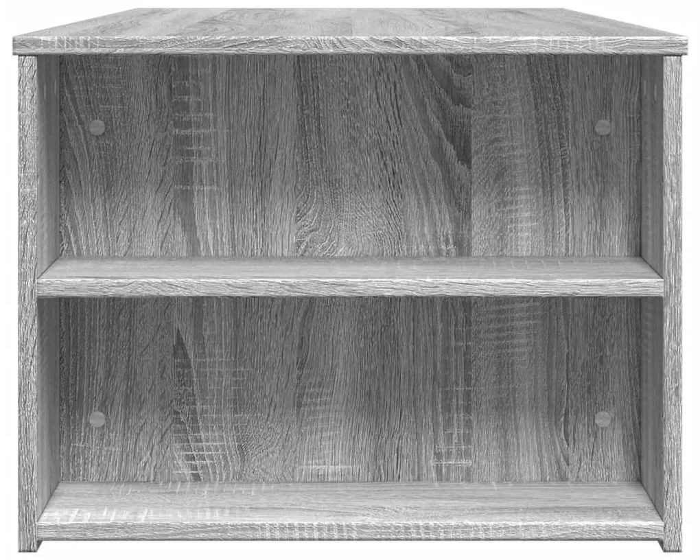Mesa de centro 102x55x42 cm madeira processada sonoma cinzento