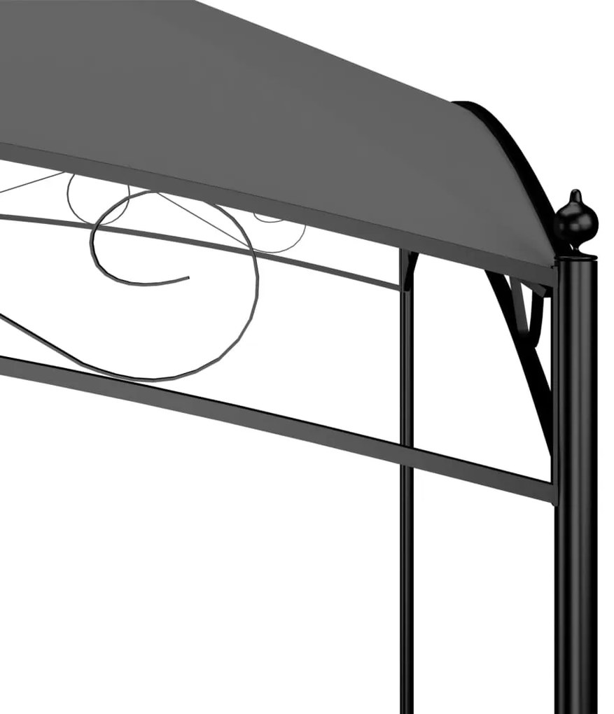Gazebo 3x4x2,65 m 180 g/m² antracite
