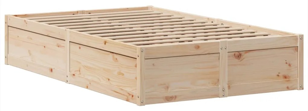 Cama sem colchão 135x190 cm madeira de pinho maciça