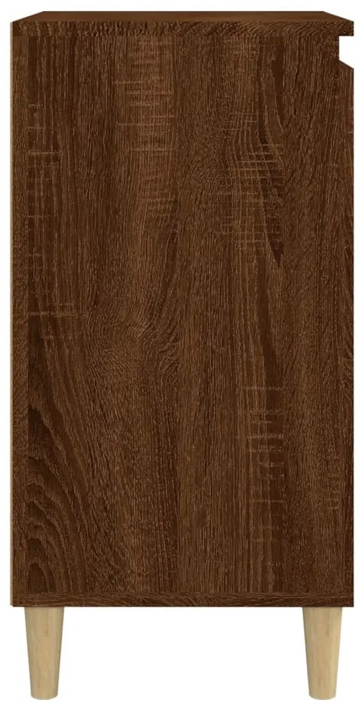 Mesa de cabeceira 2 pcs derivados de madeira carvalho castanho