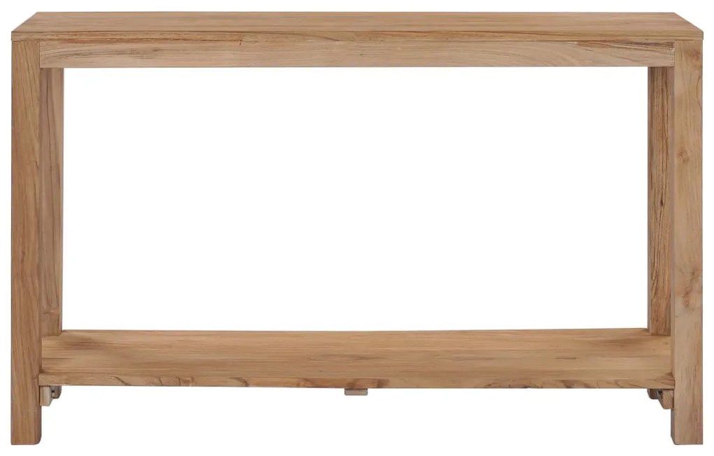 Mesa consola 120x35x75 cm madeira de teca maciça