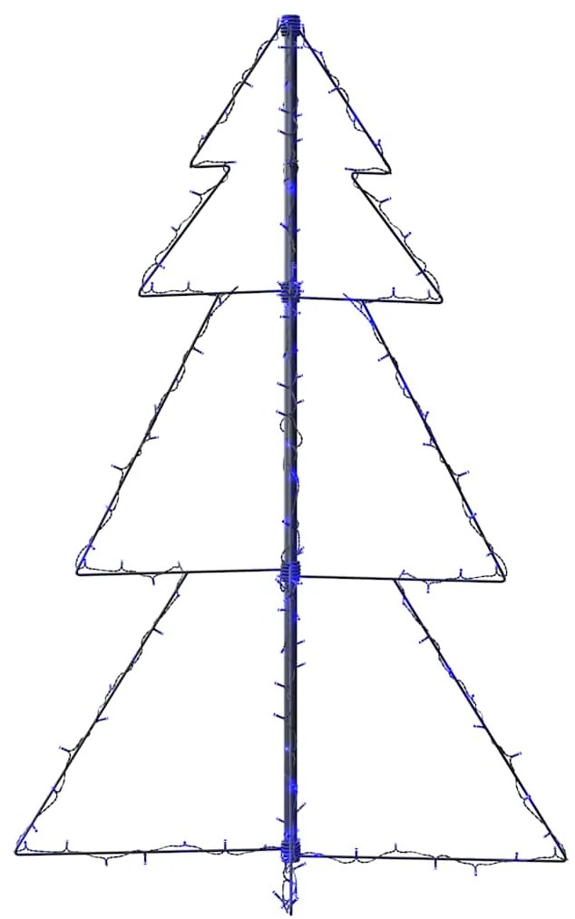 Árvore de Natal em cone 160 LEDs 78x120 cm interior e exterior