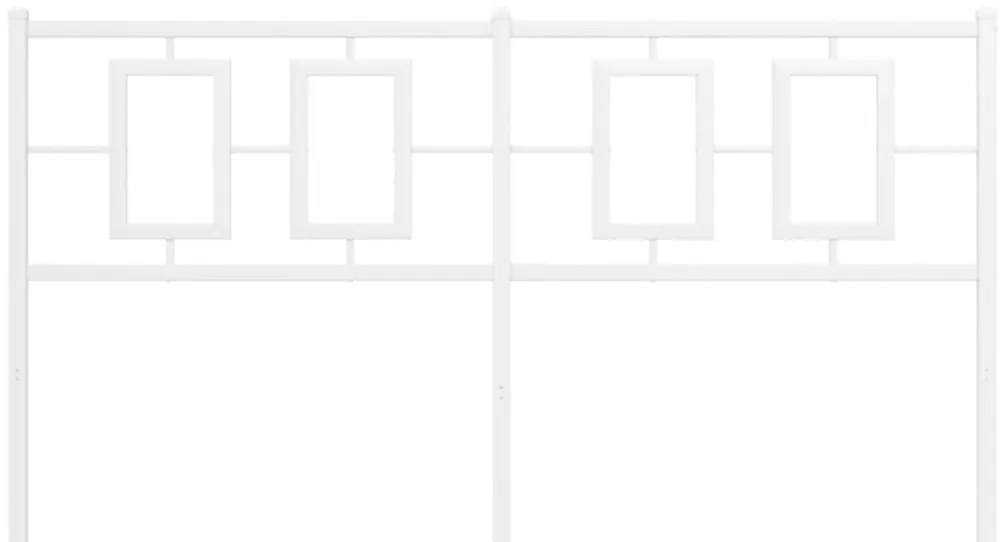 Cabeceira de cama 150 cm metal branco