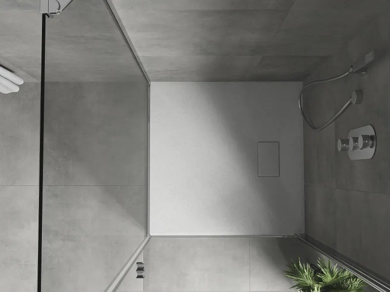 Mexen Hugo base de duche quadrada SMC 90 x 90 cm, branca - 42109090