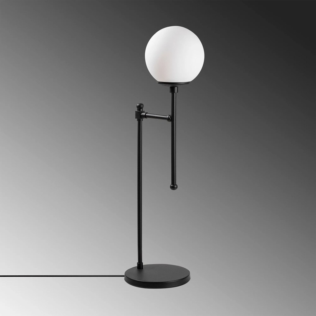 Candeeiro de Mesa Step – Preto – 18 x 24 x 66 cm