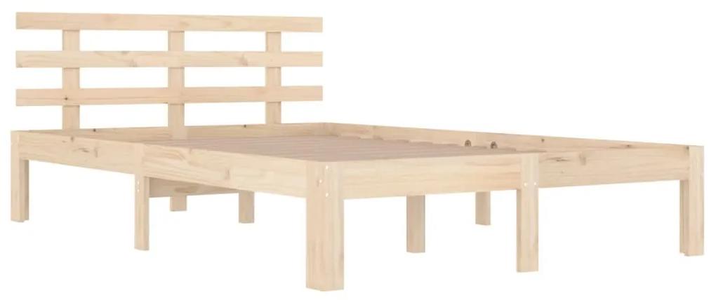 Estrutura de cama 160x200 cm madeira maciça