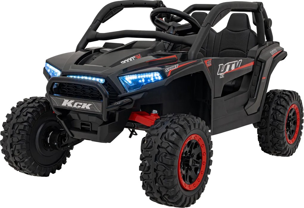 Buggy elétrico para Crianças 24V, 4x4  Buggy 4x4 KCK Rodas de espuma EVA Preto