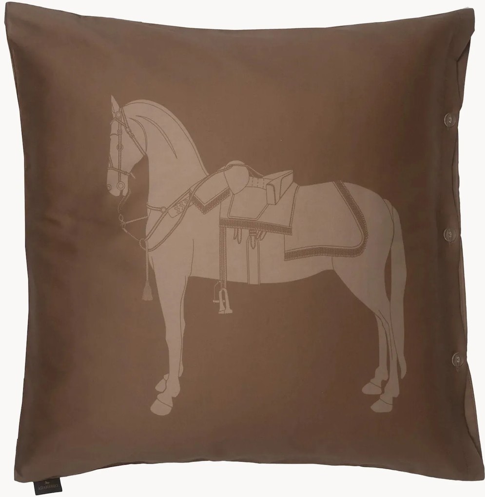 Fronha de almofada em cetim Horsecheck