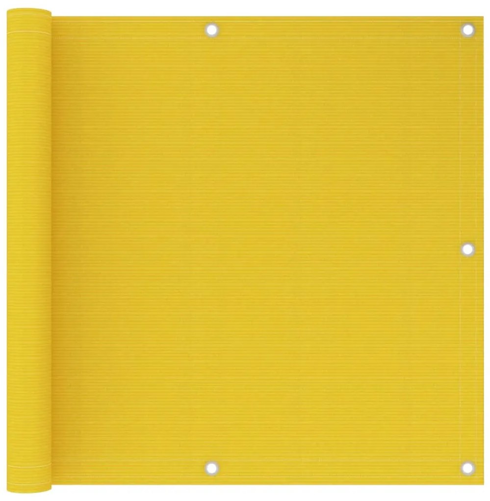 Tela de varanda 90x600 cm PEAD amarelo