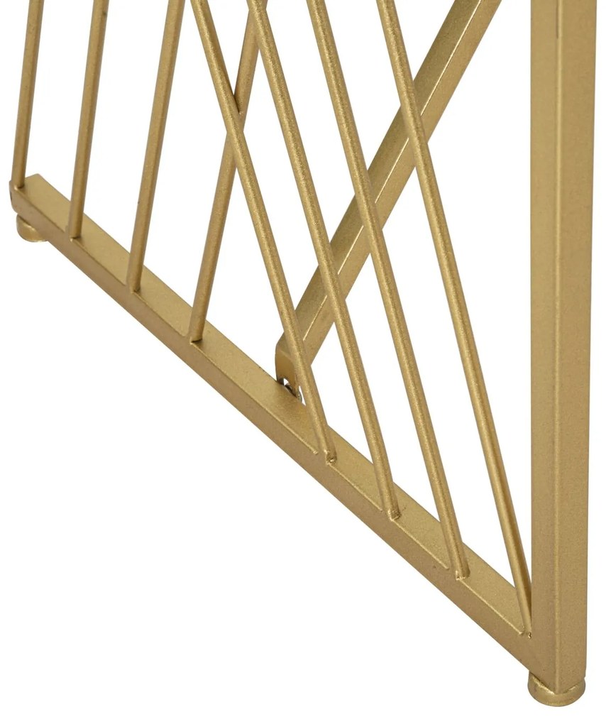 MESA DE CONSOLA 120X40X80 CM DOURADO