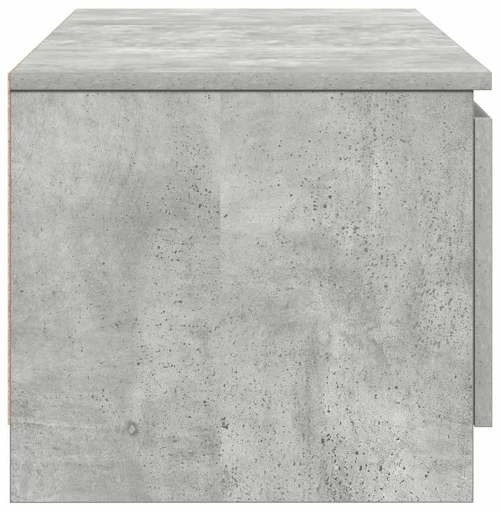 Móvel de TV derivados de madeira cinzento concreto