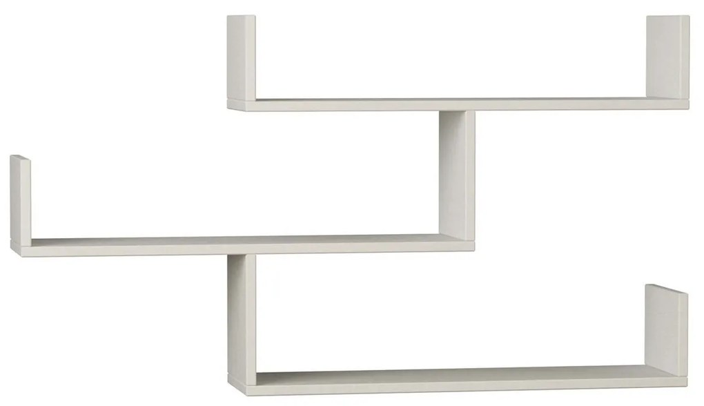 Estante City – Nogueira Branca – 64,6 cm x 170 cm x 24,2 cm