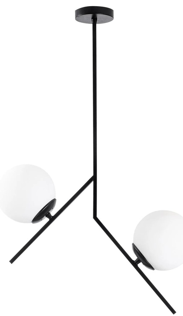 Chandelier Dolunay – Preto – 43 x 15 cm