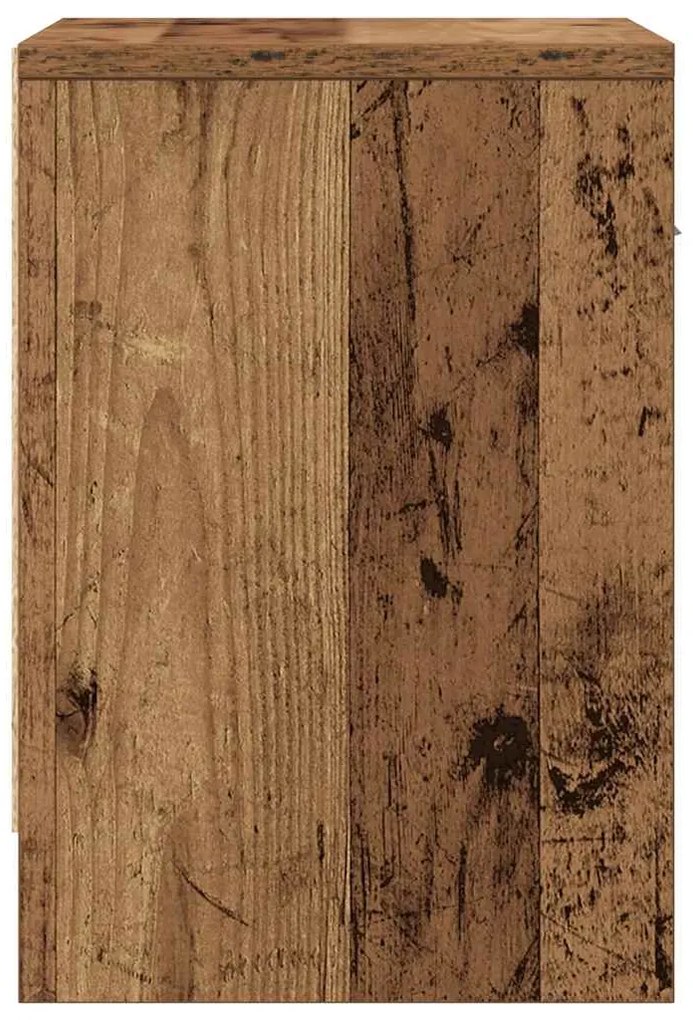 Mesa de cabeceira com gaveta 39x28x41 cm madeira velha