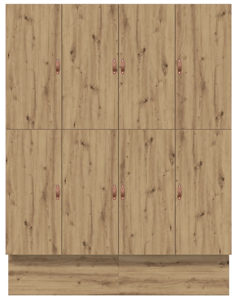 Cama Armazenamento Carvalho Artisan 180x200 cm