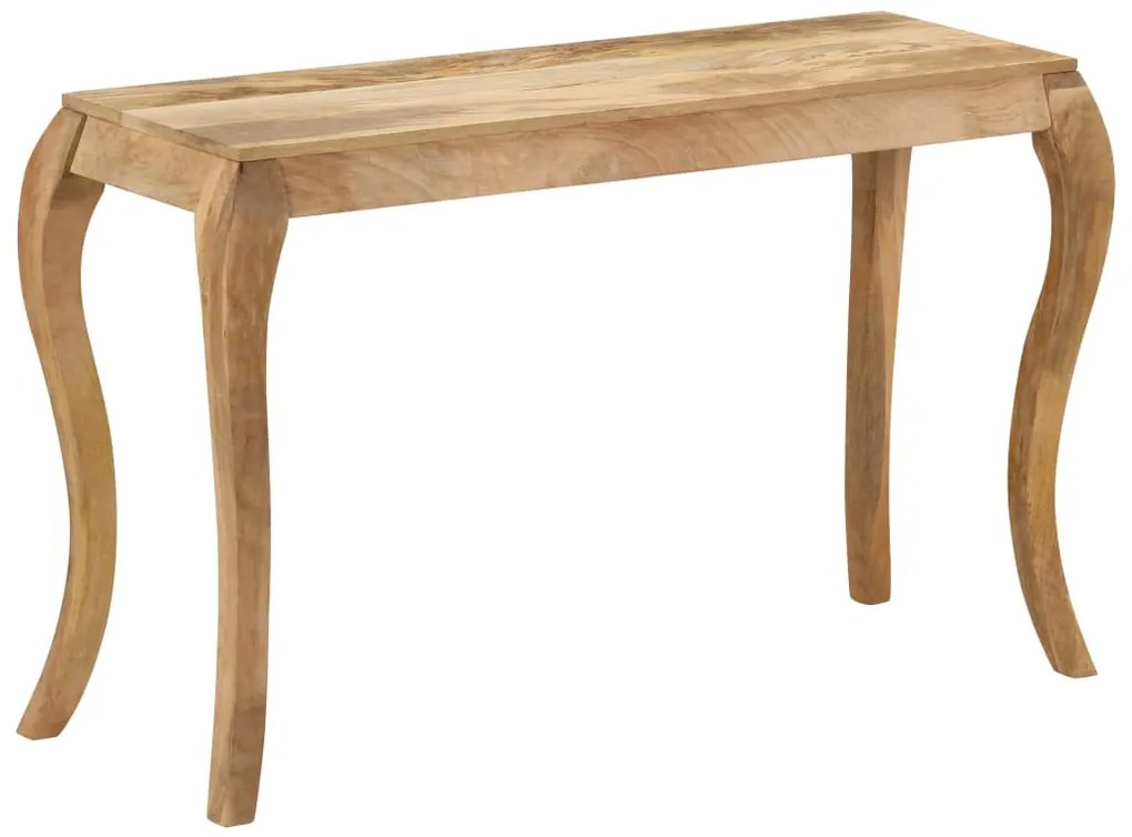 vidaXL Mesa consola 118x38x76 cm madeira de mangueira maciça