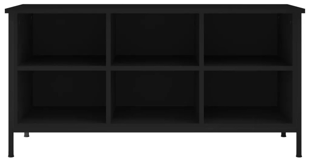 Sapateira 100x35x50 cm derivados de madeira preto