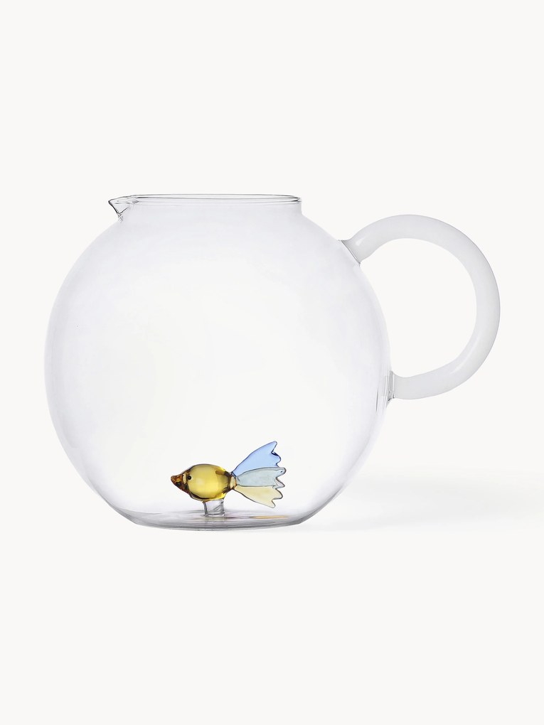 Jarro em vidro de borossilicato artesanal Animal Farm, 2,4 L