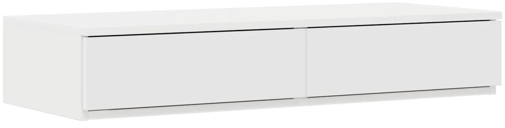Gavetas para Cama Branca 75x36,5x16,5 cm em Madeira de Engenharia