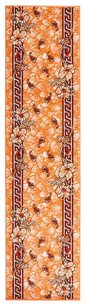vidaXL Passadeira 100x500 cm polipropileno terracota